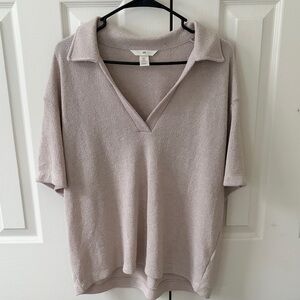 H&M Light Beige Knit Top